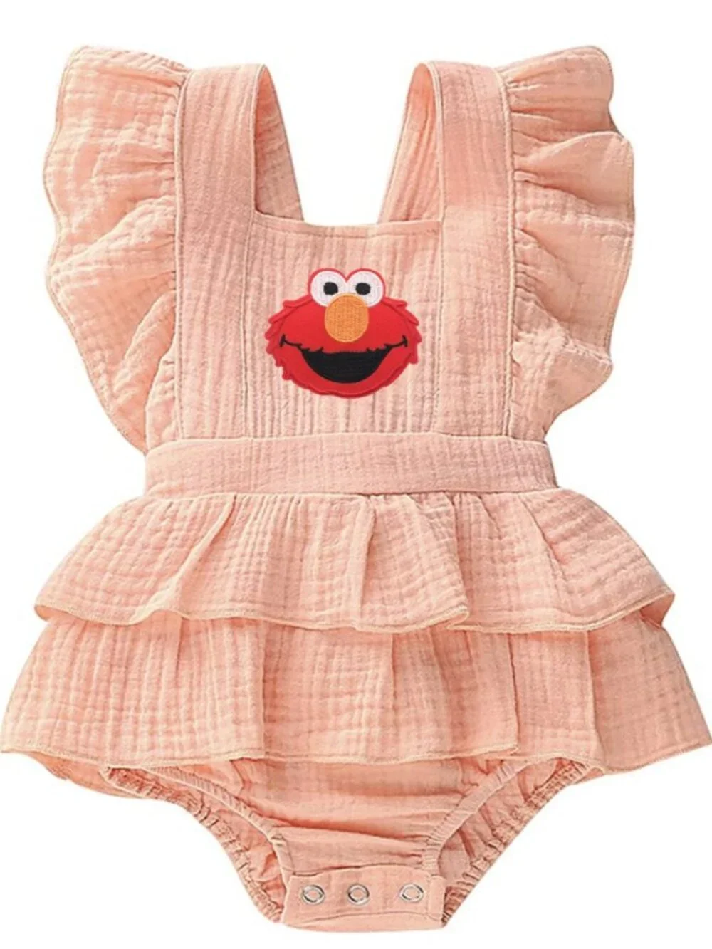 Elmo Dress Elmo Romper Smash Cake Sesame Street Birthday Outfit Elmo Clothes